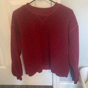 Red Sherpa American Eagle Crewneck (S)